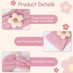 CÉLLOT flower headbands close up showing durable embellishments that hold shape after washing.