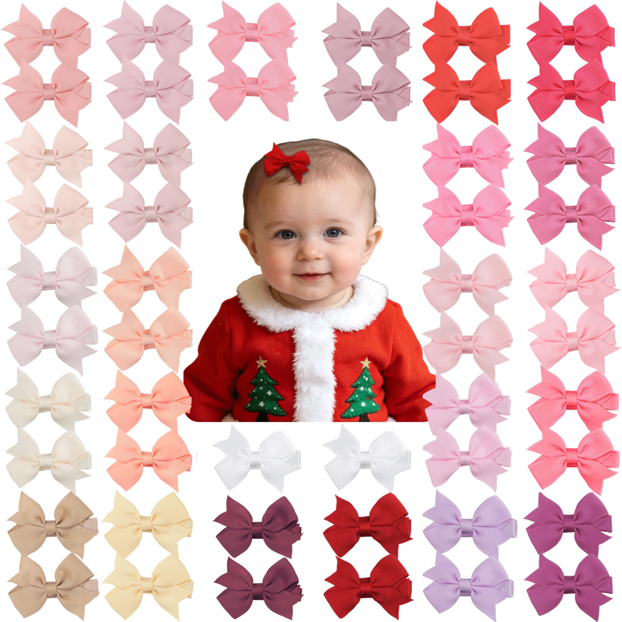 CÉLLOT hair bows close-up shows premium quality grosgrain for everyday wear