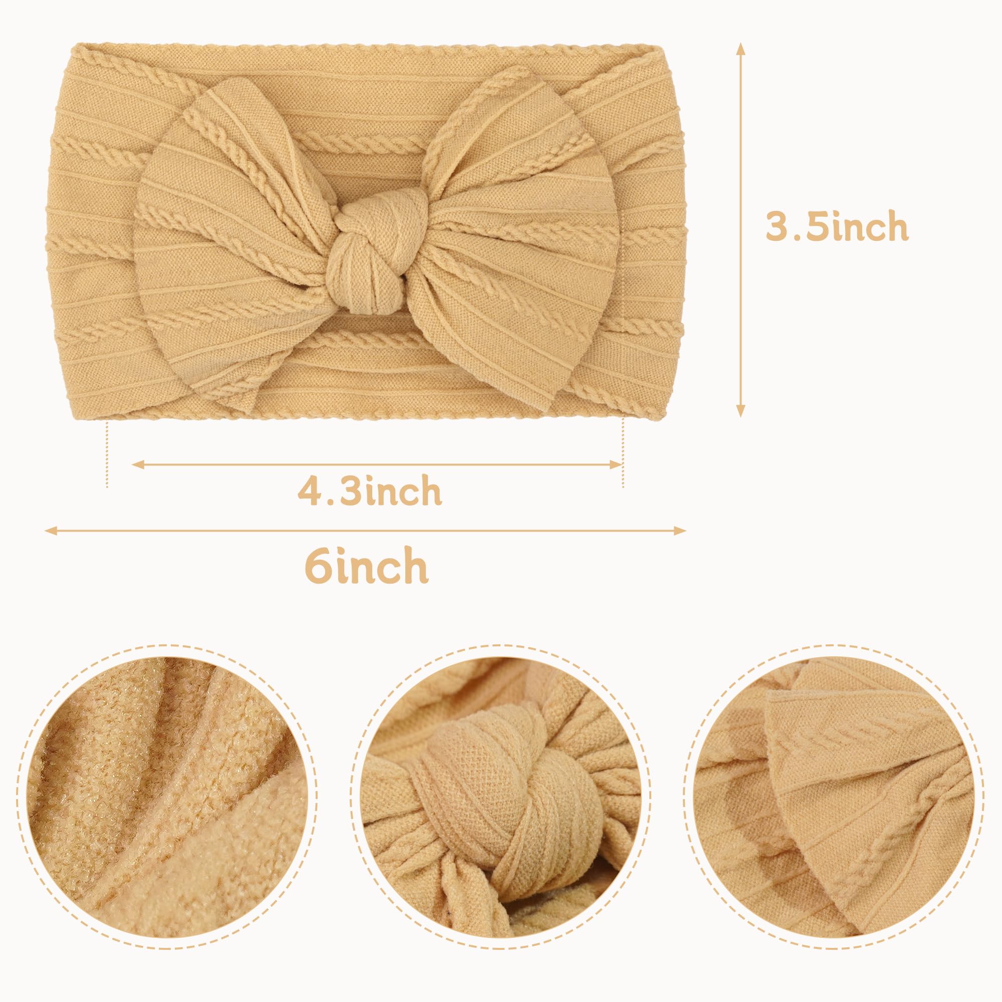 CÉLLOT multicolor bows headband, versatile gift for baby showers and birthdays.