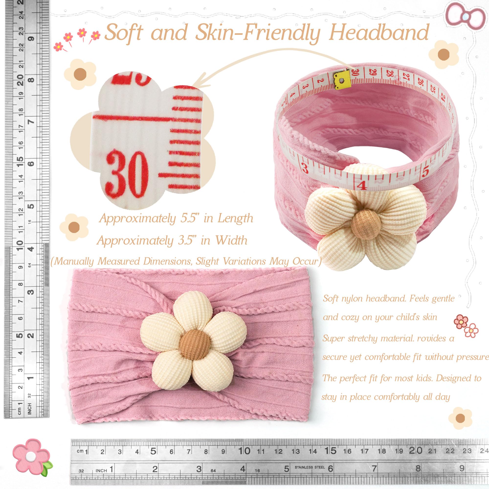 CÉLLOT newborn headband cameo shown on a newborn for gentle styling.