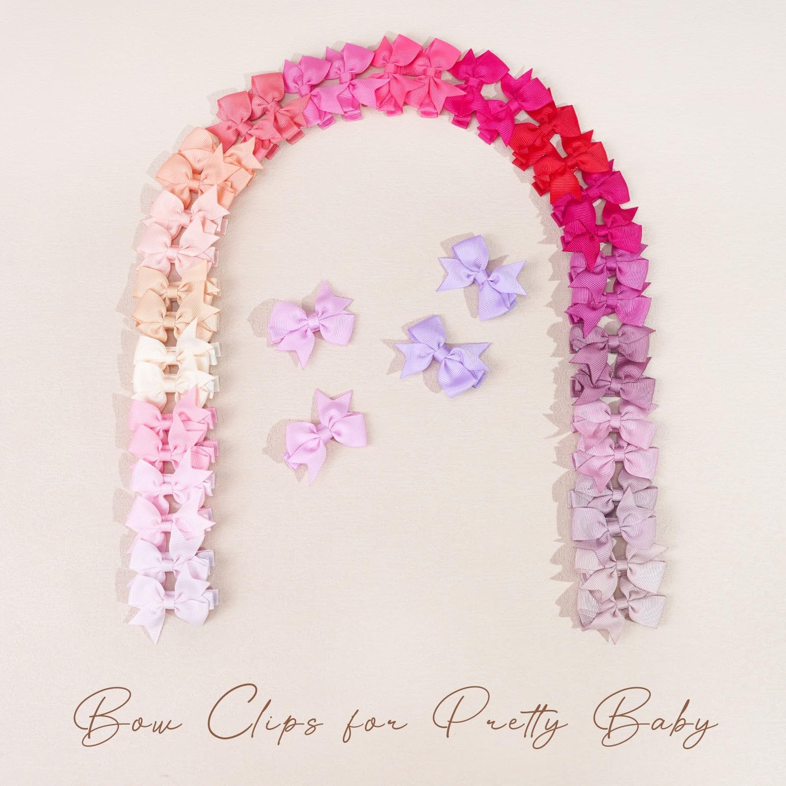 CÉLLOT 2-inch bows sized for small heads, ideal for under two