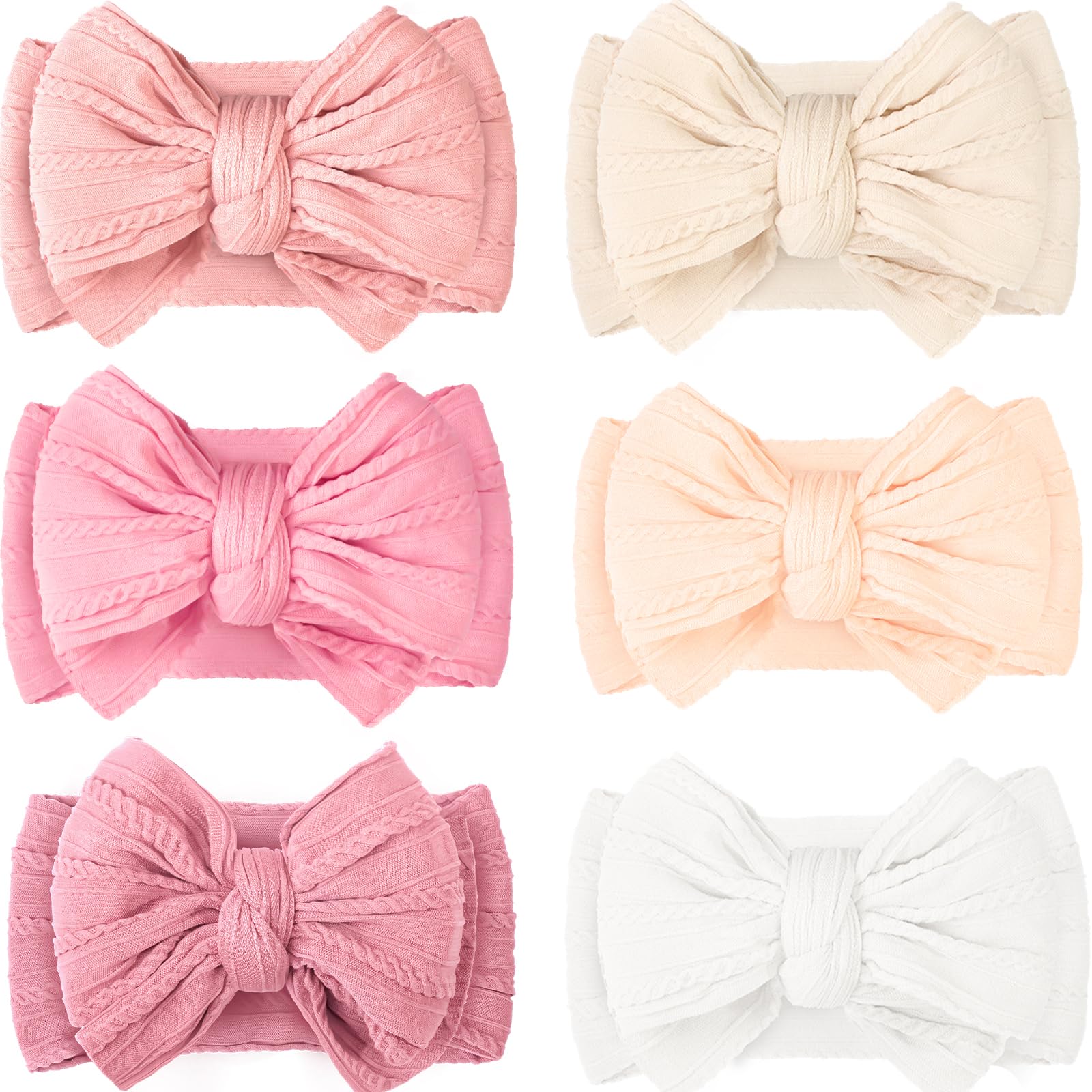 Cellot six-colors baby bows headbands for versatile everyday wear.