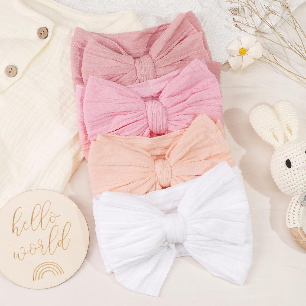 Cellot soft elastic headband fits newborns through toddlers with comfortable stretch.