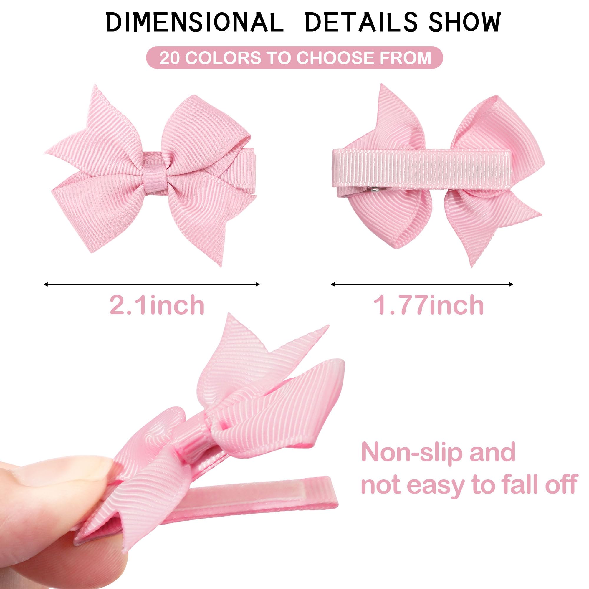 CÉLLOT soft non-slip inner mat clip ensures secure hold on fine toddler hair