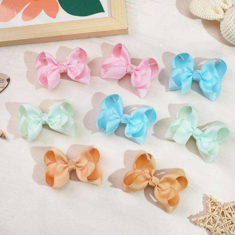 Cellott clip-on bows shown ready for quick styling.