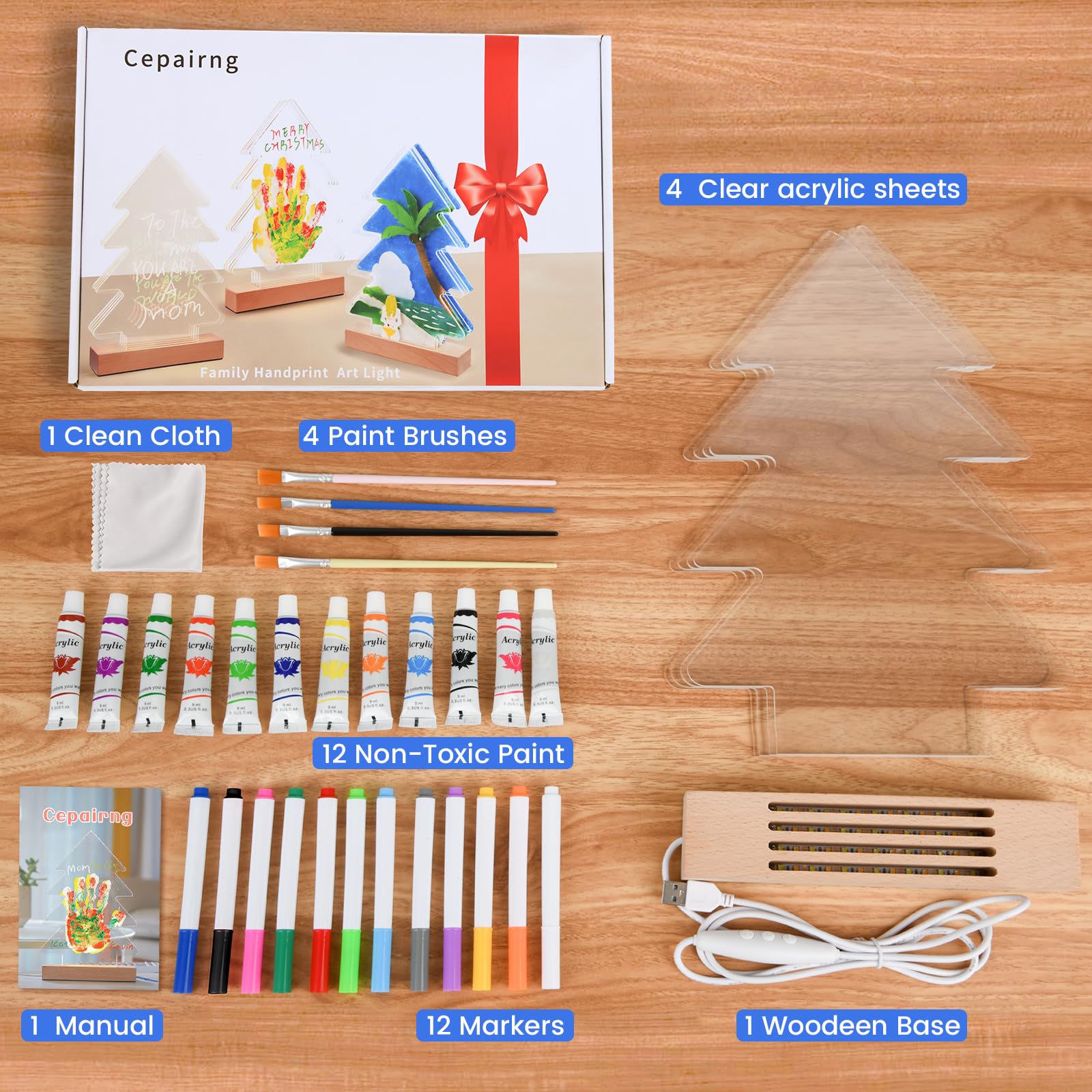 Cepairng washable paints offer bright, non-toxic colors