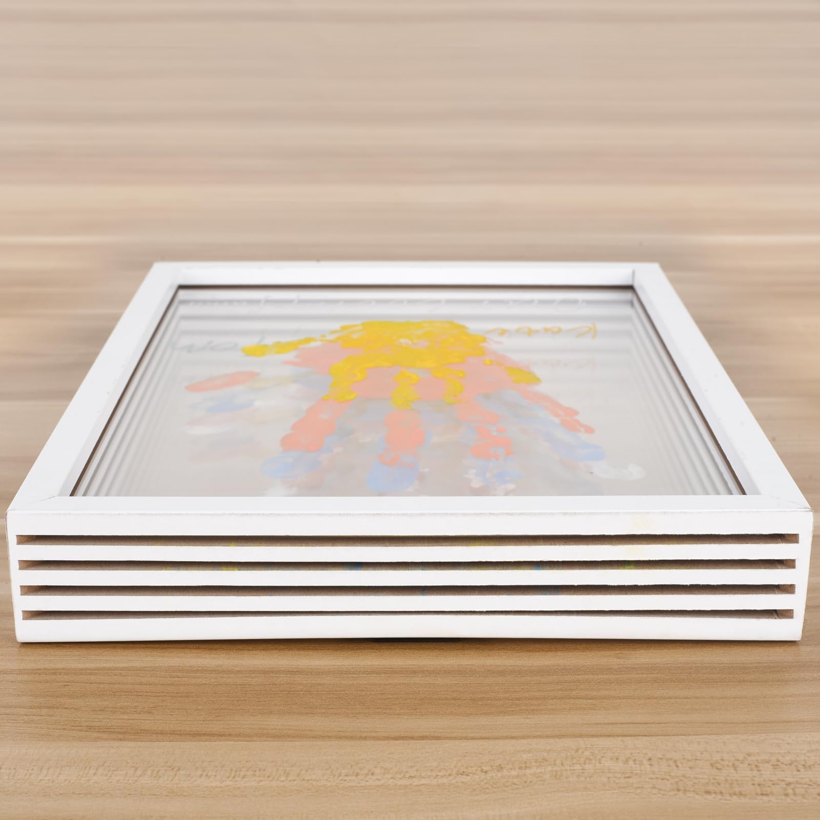 Cepairng four-brush set image for smooth handprint application.