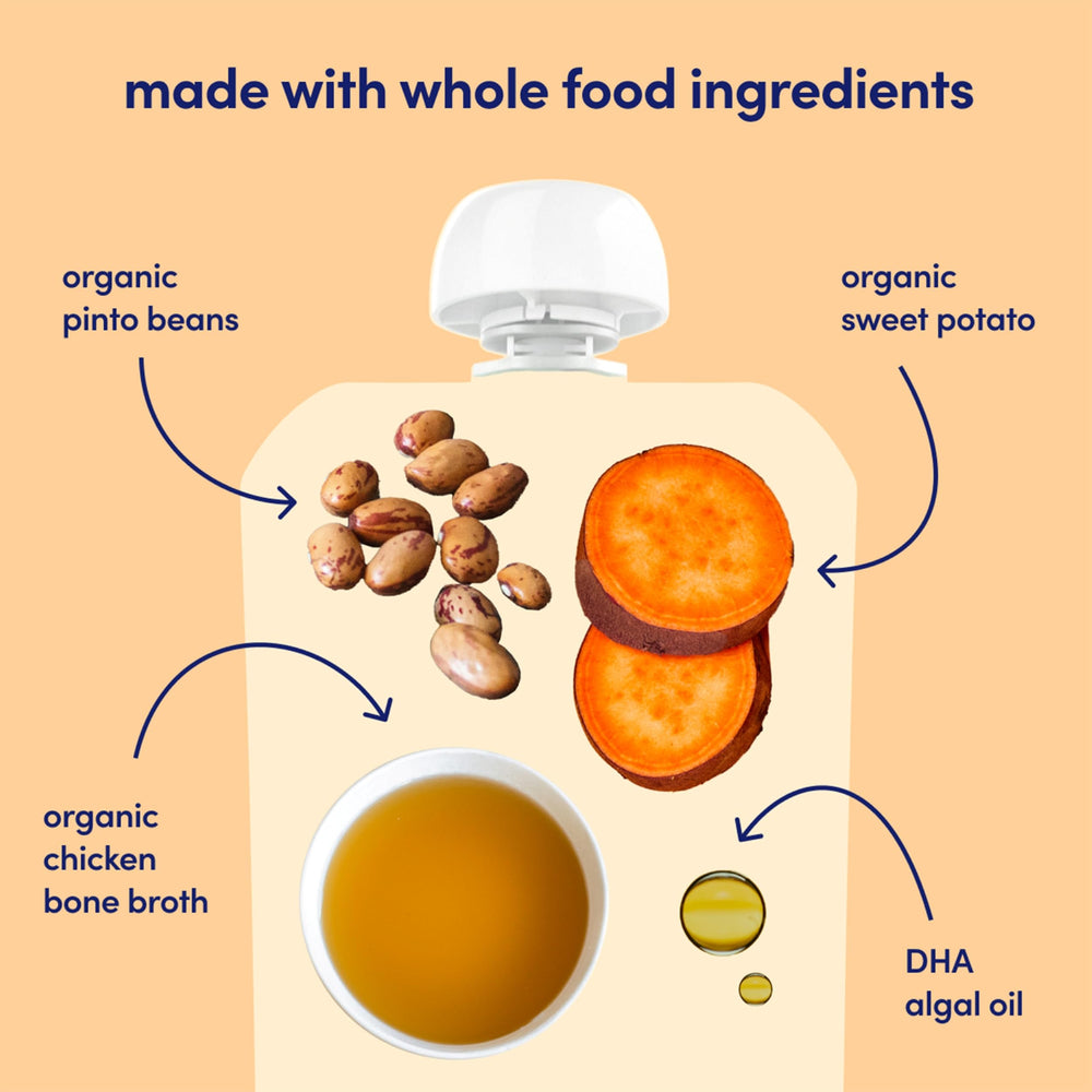No added sugar, gluten, dairy or nuts in Cerebelly pouch