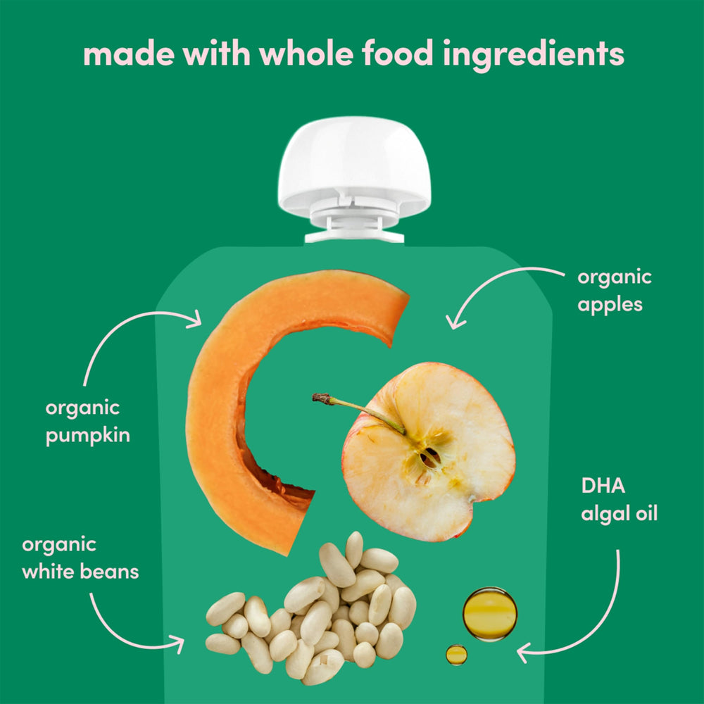 Cerebelly Stage-1-3 pouch supports meals across early development stages.