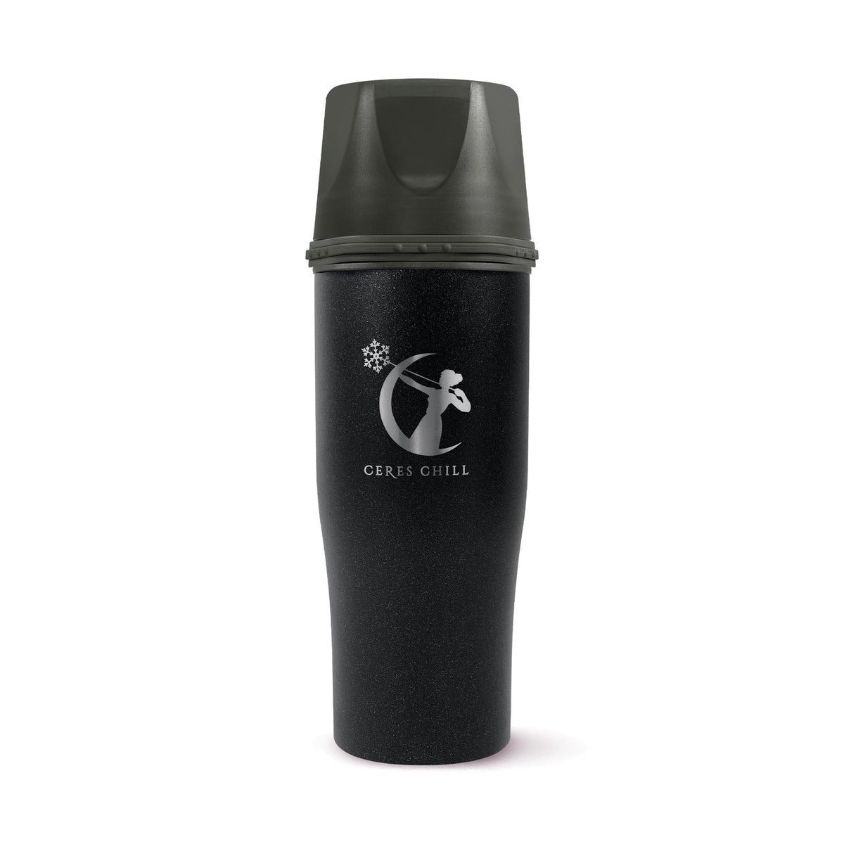 Ceres CHILL Demigoddess mini front view shows compact on-the-go storage.