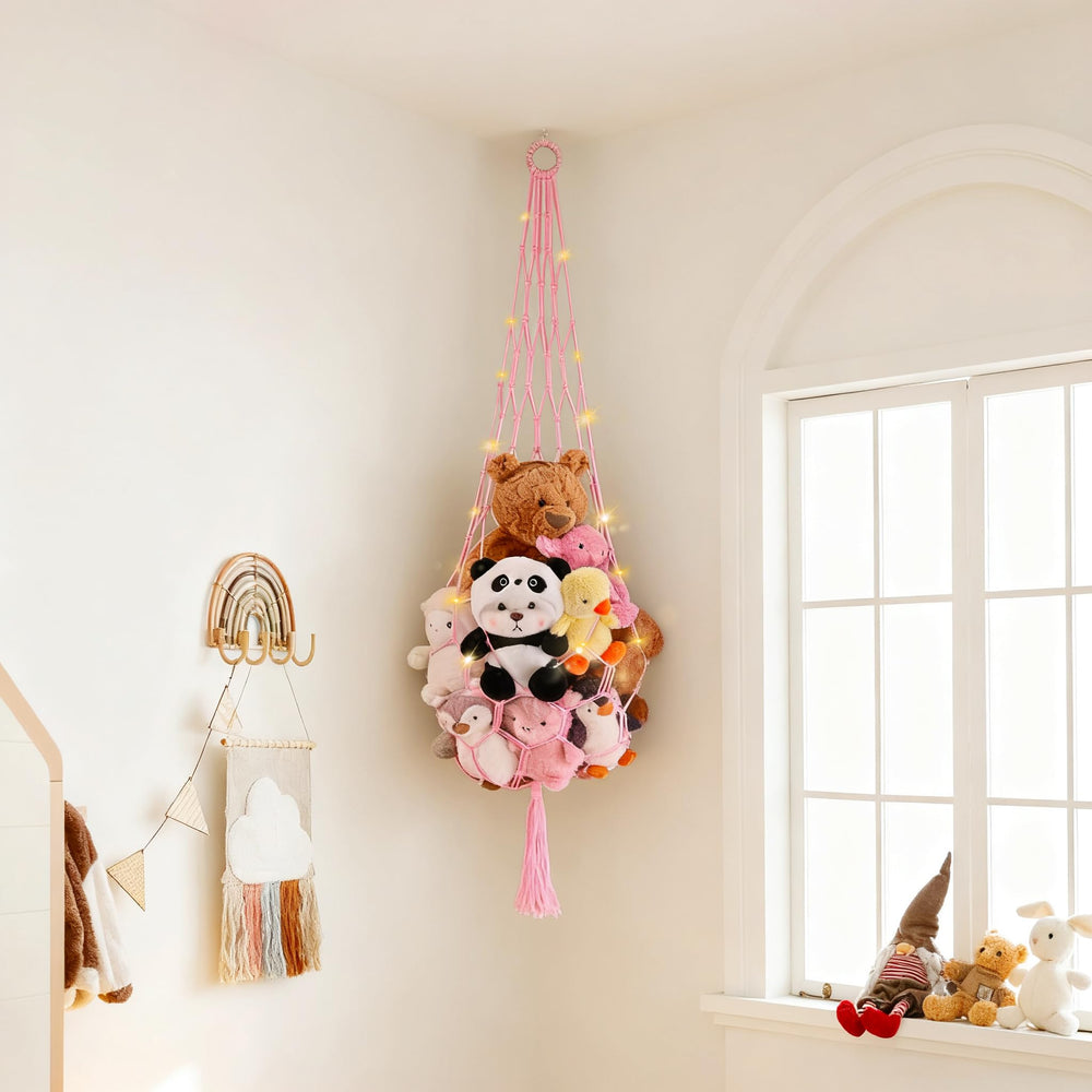 CERETIA boho room decor hammock enhances kids' spaces with stylish charm.