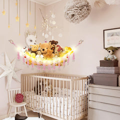 CERETIA enlarged stuffed animal net holds up to 20 plush toys
