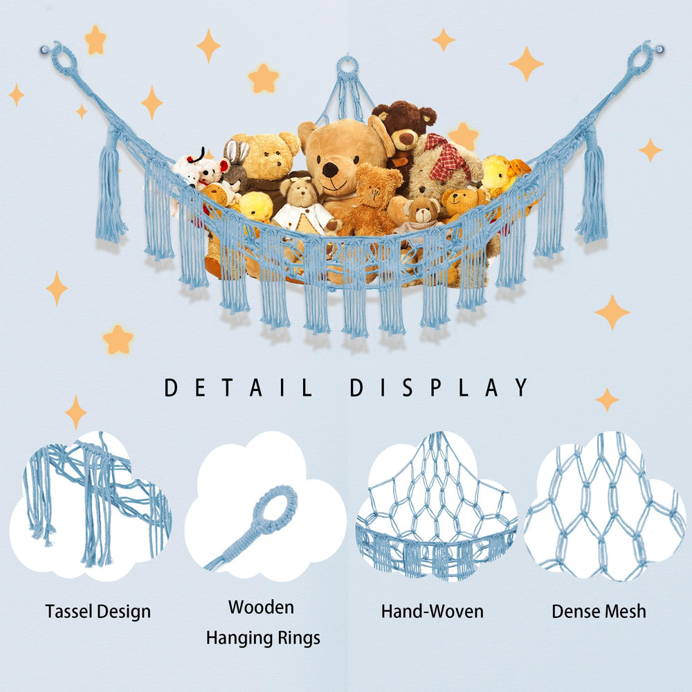 CERETIA space-saving storage solution keeps toys organized in kids' room.