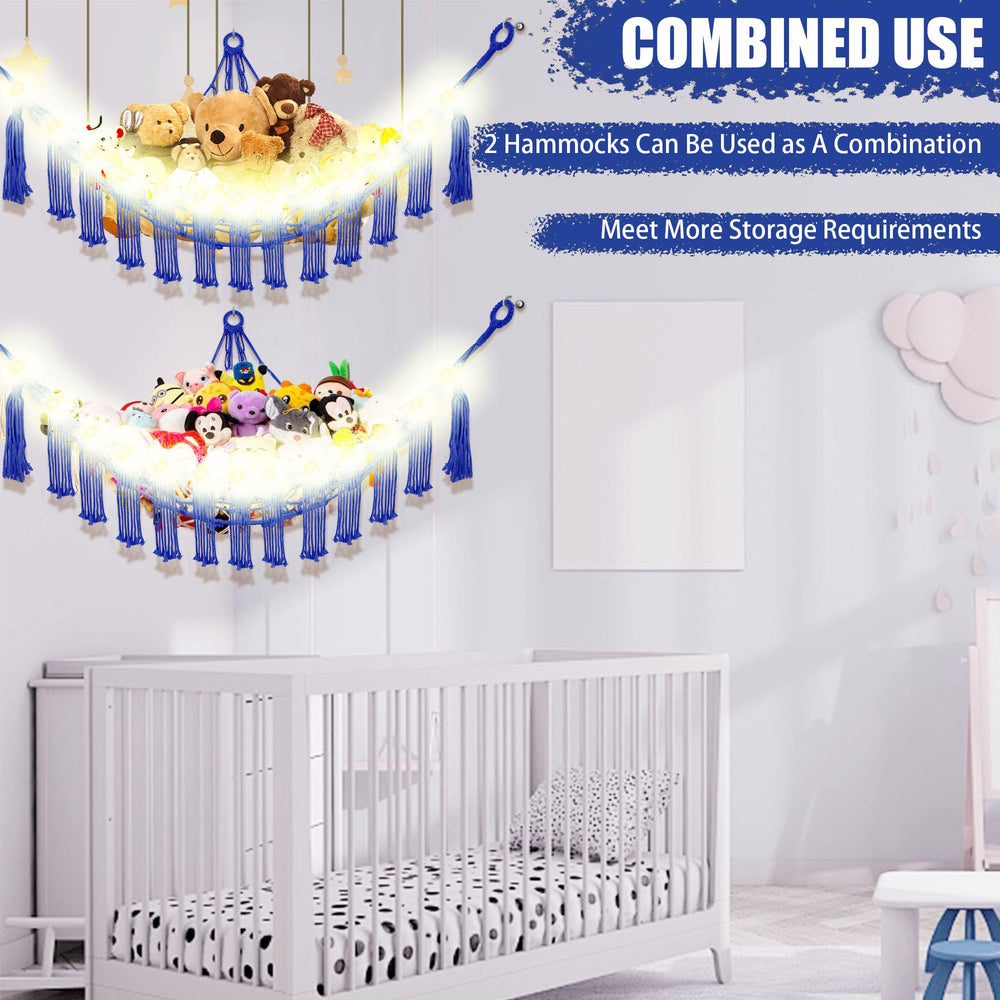 CERETIA squishmallow display net helps organize plush collections
