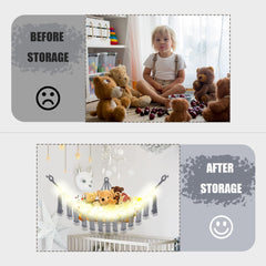 CERETIA durable cotton rope build ensures long-lasting toy storage solution.