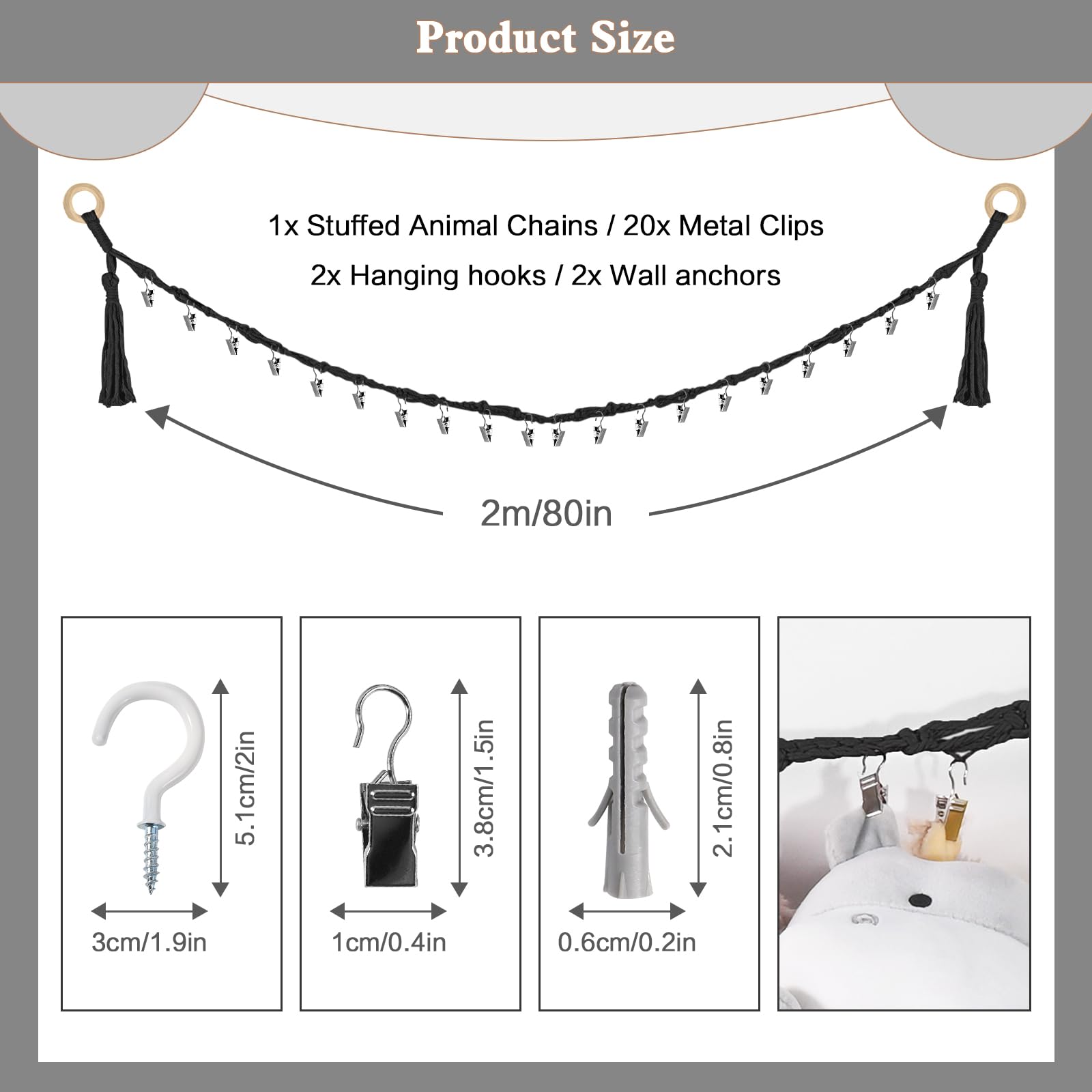 CERETIA unbreakable metal clips maintaining clip shape over time