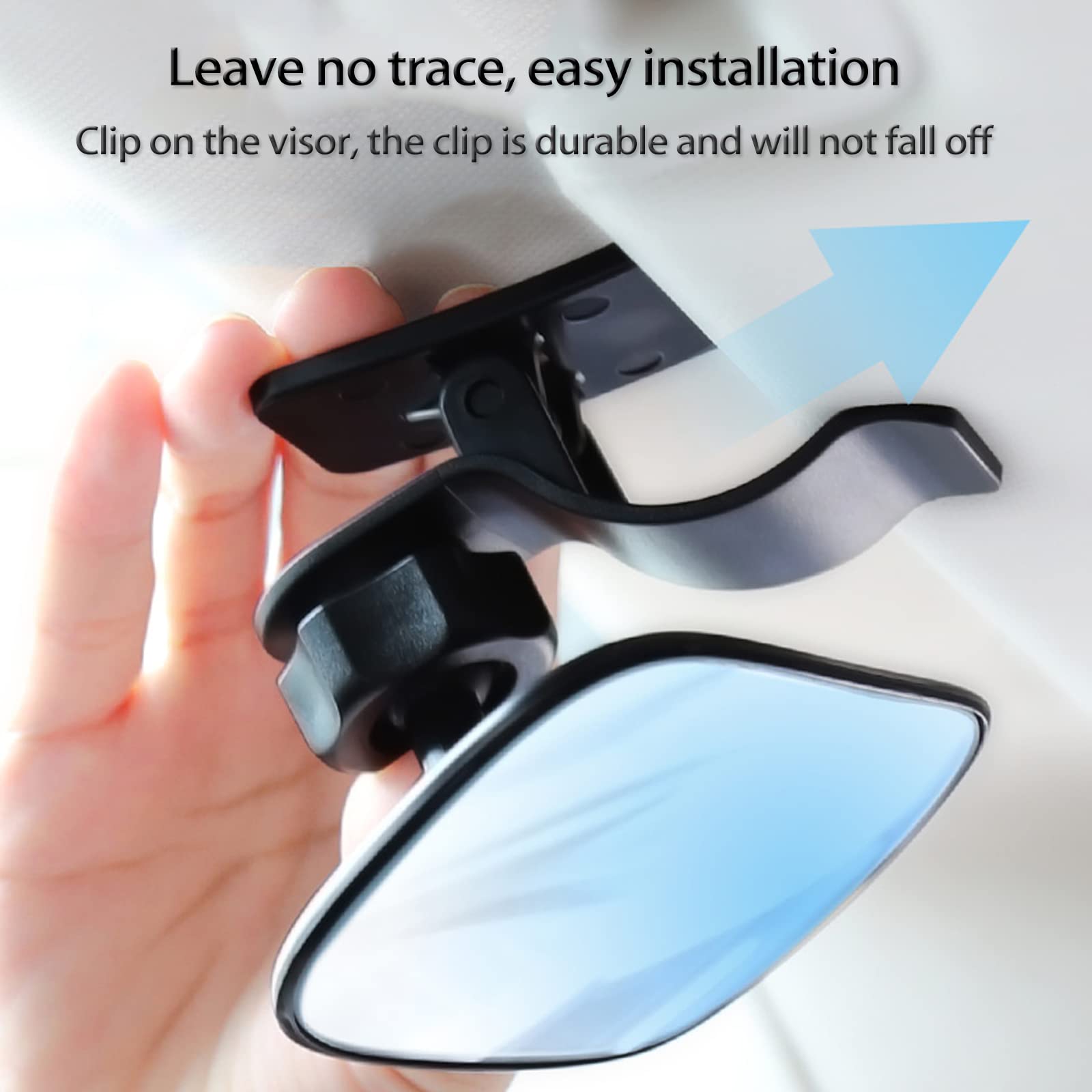 CERITORN sun visor clip-on design that doesn't block visor use