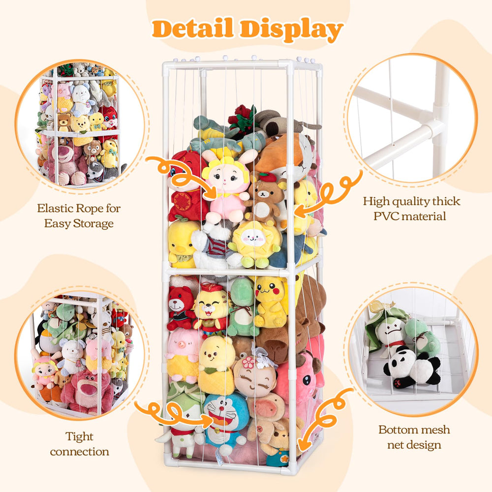 Cerpourt bottom mesh design keeps toys secure during movement