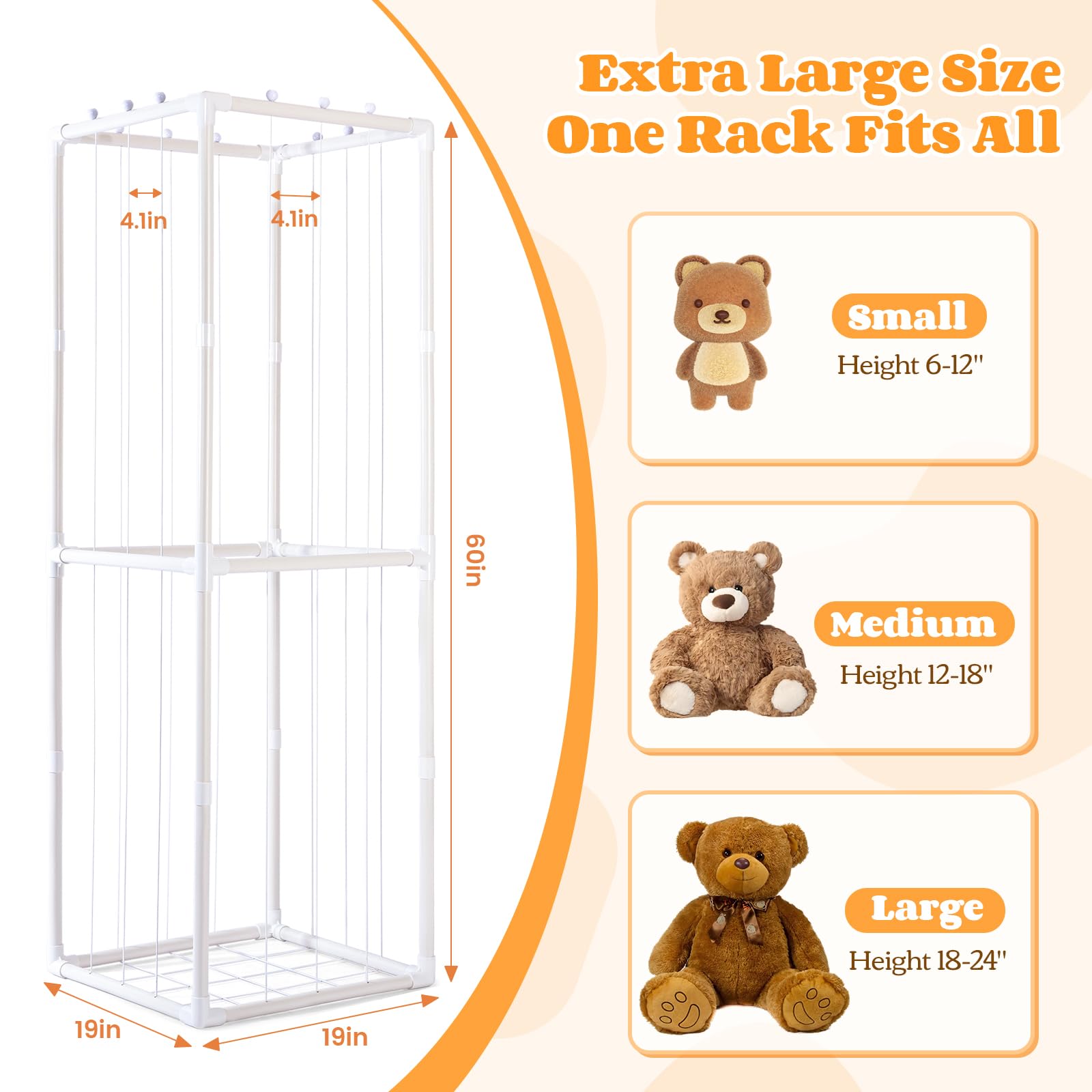 Cerpourt elastic band image emphasizes quick-access visibility for plush toys