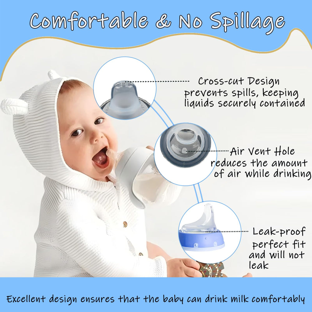 Cert Leidis dishwasher-safe spout for quick, easy cleaning after meals.