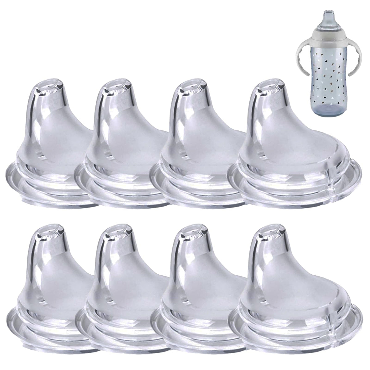 Cert Leidis silicone spout fits NUK Learner Cup for easy sipping