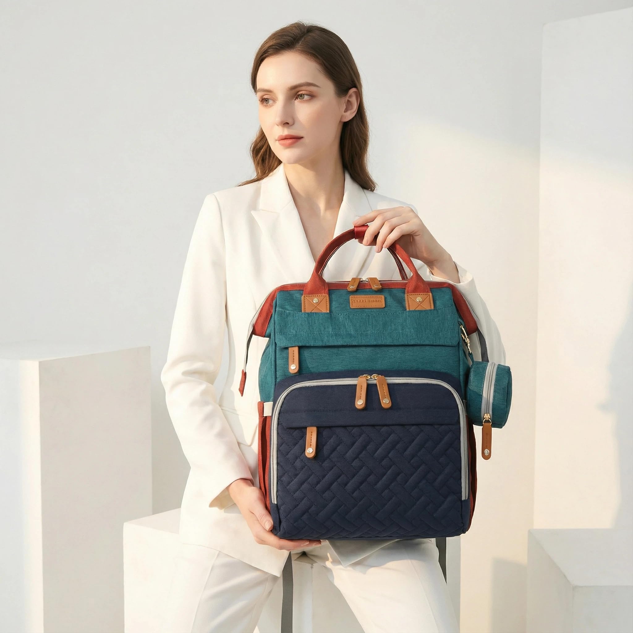 CESAILT diaper bag multi-purpose use supports backpacks, totes, and travel readiness.