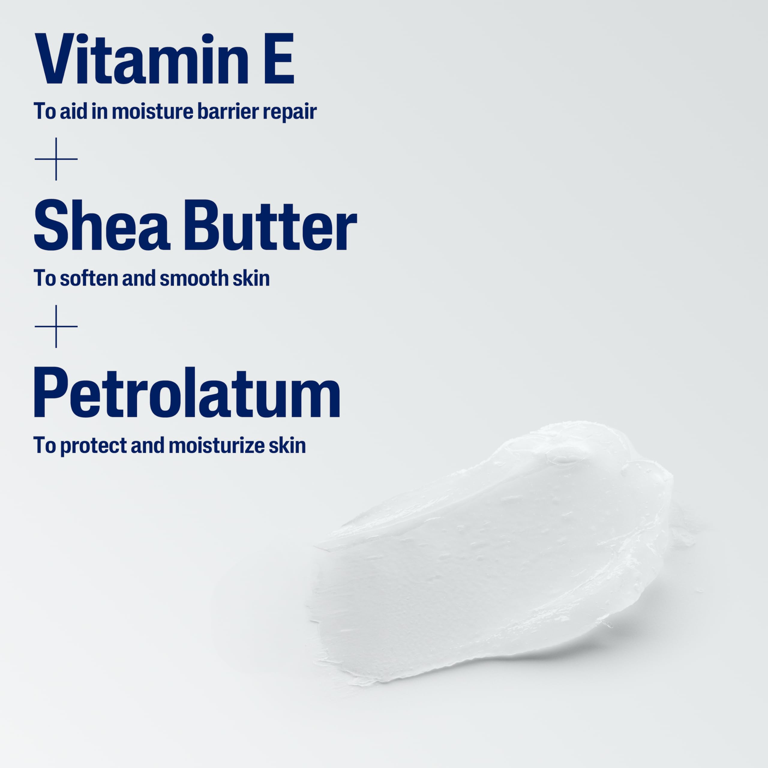 Cetaphil Baby Healing Ointment shea butter closeup for nourished skin.