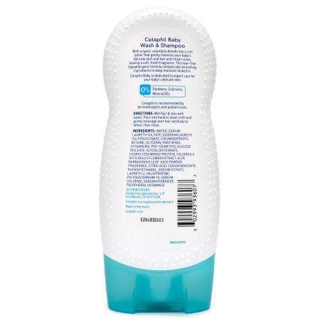 Cetaphil Baby Wash & Shampoo soft-lather on baby demonstrates tear-free cleansing in action.