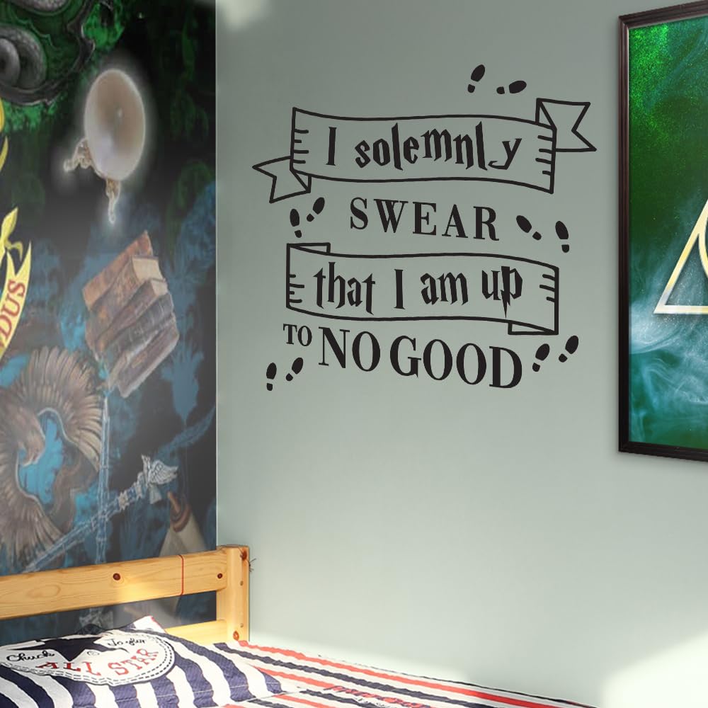 Ceybo wall art solemn-swear-playroom creates a playful center point