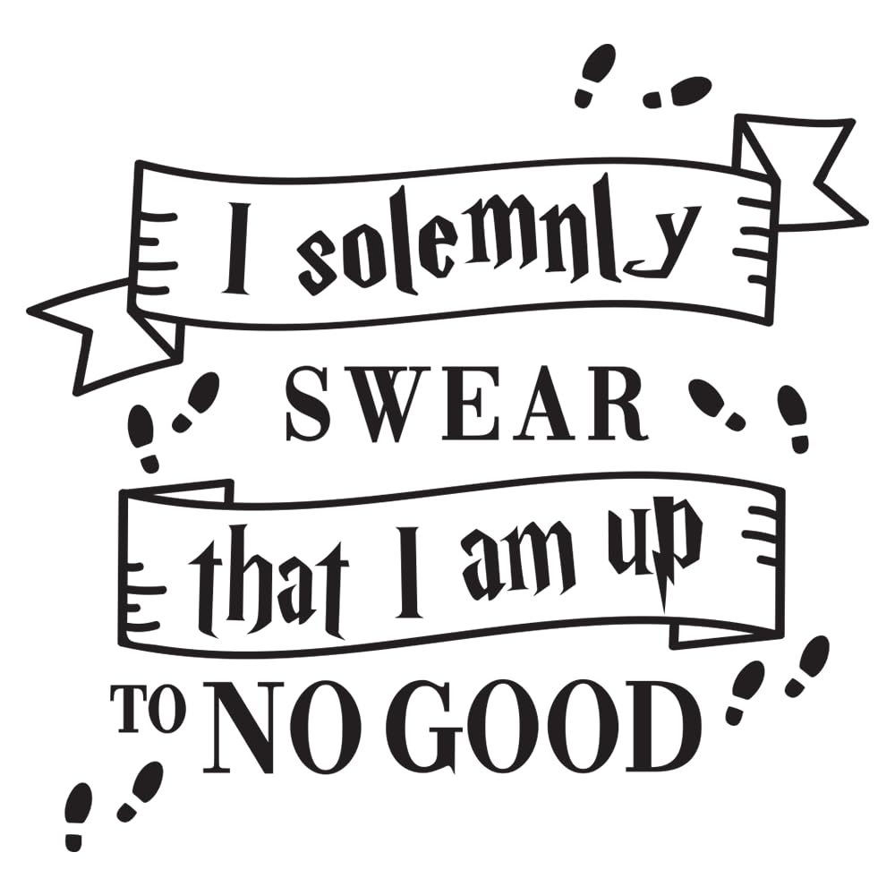 Ceybo vinyl wall decal solemn-swear-wall adds magical ambiance to any room