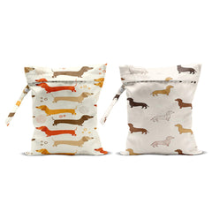 CFGBFDGH dog wet bag 12x10 pack closed for compact beach trips.