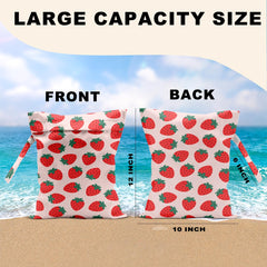 cfgbfdgh fruits wet bag orange pattern great for diaper days and gym gear storage