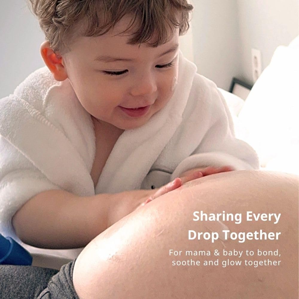CHA&MOM low pH baby skin closeup emphasizes balanced, skin-friendly formula