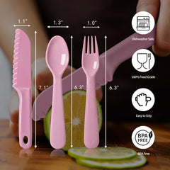 ChaLeeMoo dishwasher safe utensils simplify cleanup after kid friendly meals