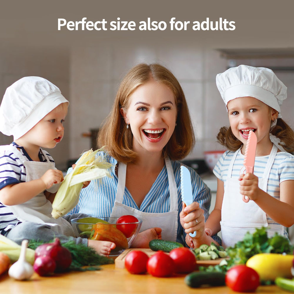 ChaLeeMoo 6.3 inch utensils sized for kids and comfortable handling