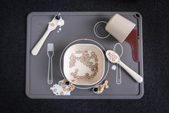 Chamos placemats are durable and easy to wipe clean after meals.