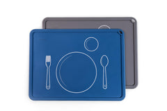 Chamos silicone placemats for toddlers with non-slip surface for stable mealtimes.