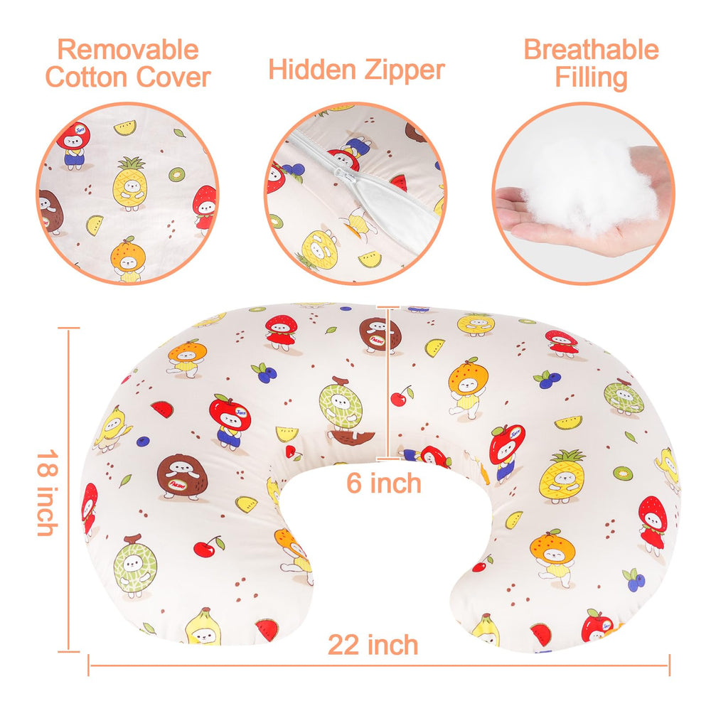 CHANGX3KB Nursing Pillow supports baby feeding position during meals