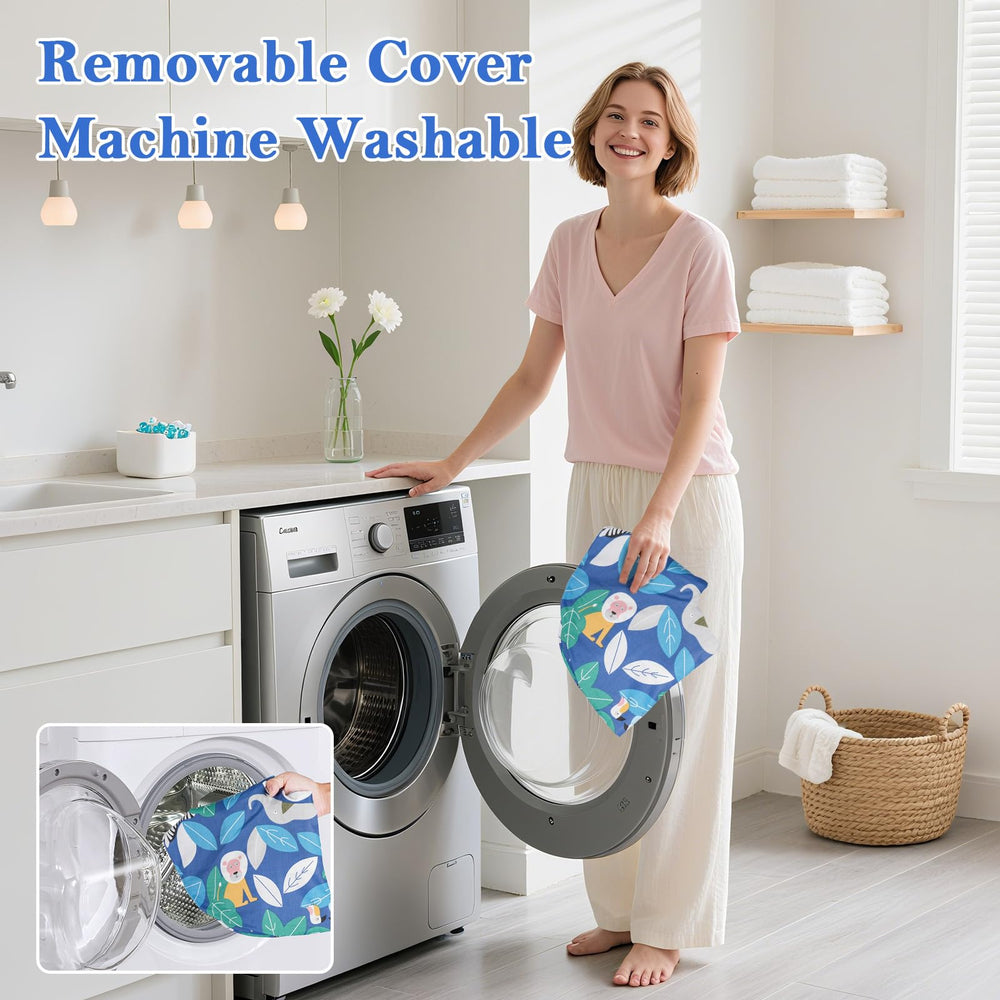 CHANGX3KB nursing pillow with removable cover for washing.