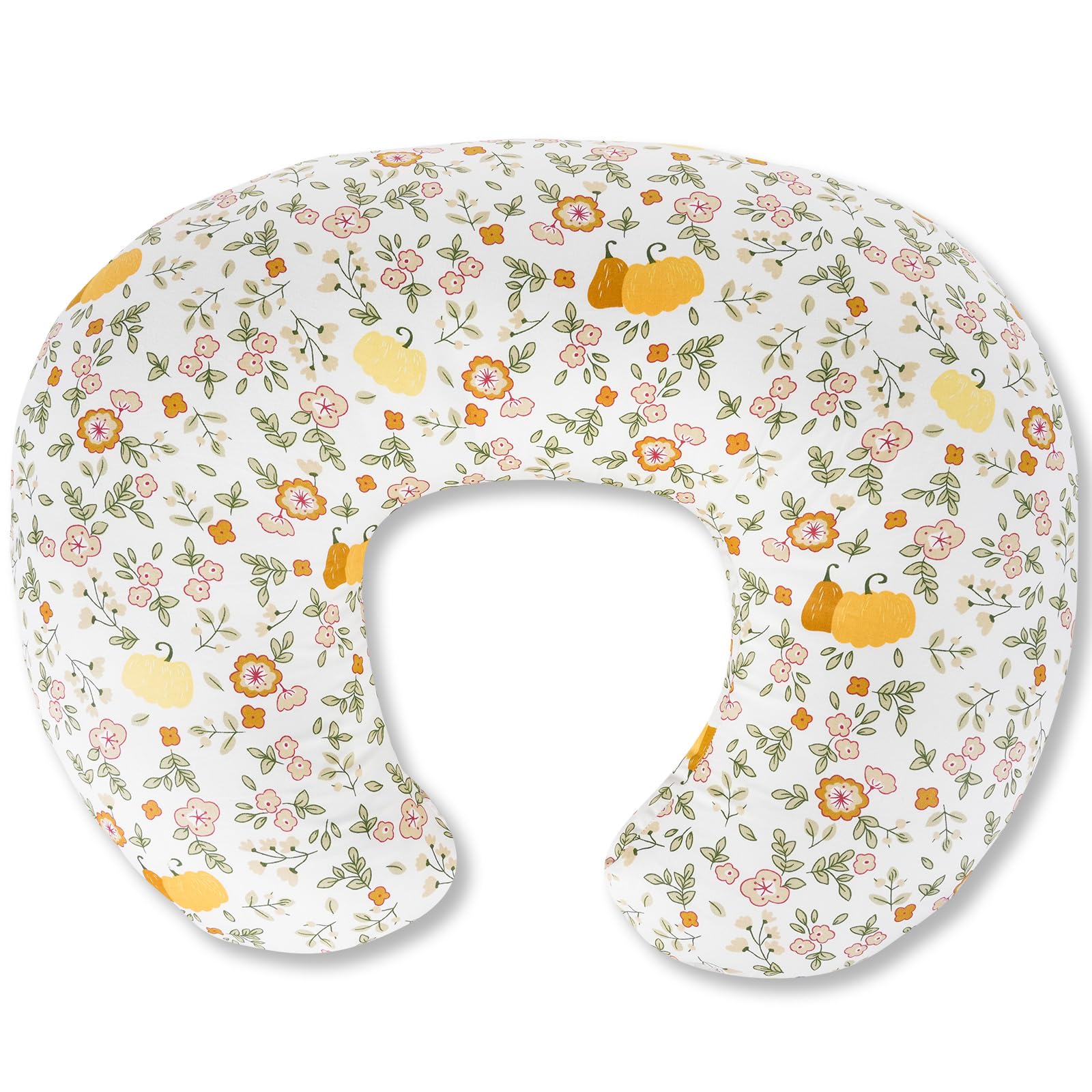 CHANGX3KB nursing pillow with flower beige cover provides easy feeding support