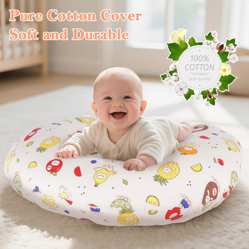 CHANGX3KB Nursing Pillow multi use design grows with baby milestones