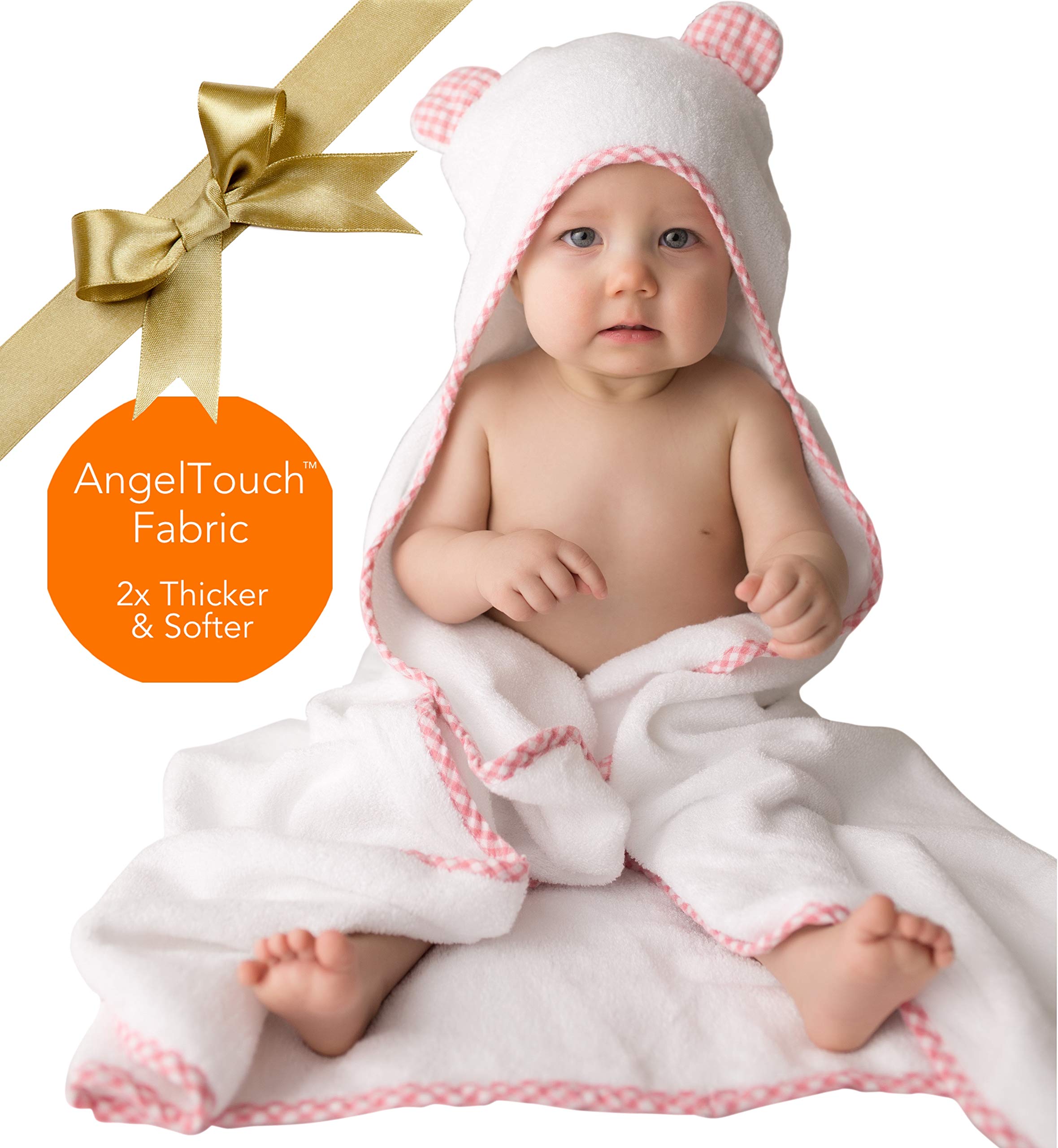 Central hood design aids easy wrapping after bath by Channing & Yates.