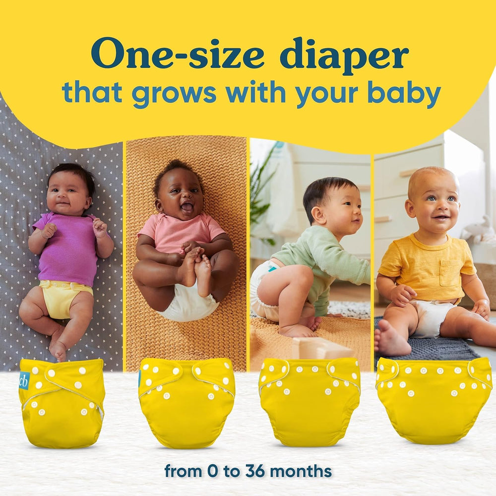 Charlie Banana Counting Sheep leak protection features create a snug, leak-resistant fit