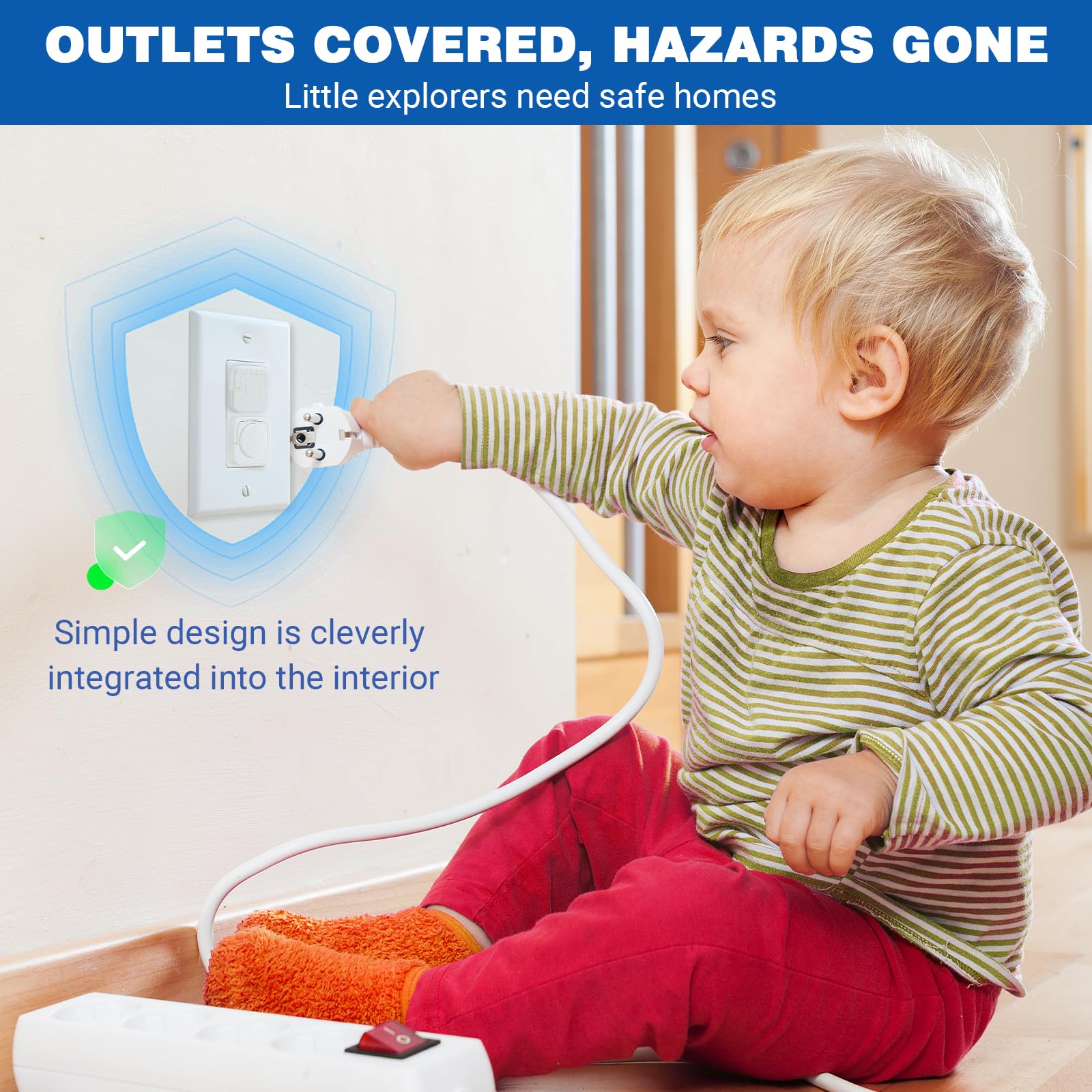 CharmFields nursery-kitchen-use outlet covers protect outlets in common home areas.