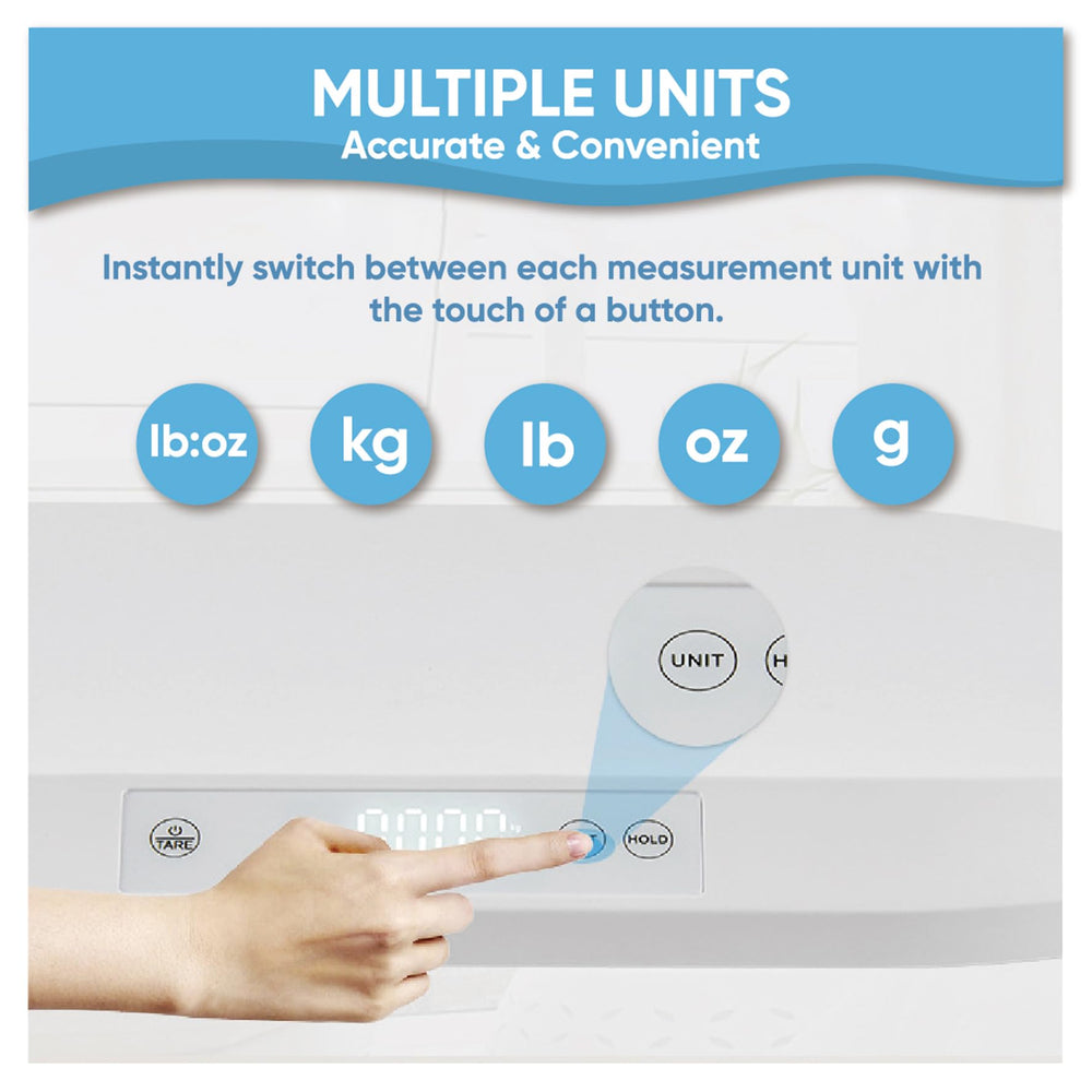 Charmline digital scale with auto-off to save battery
