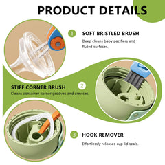Charunee rotating-head cleaner shows 180-degree reach for tight corners