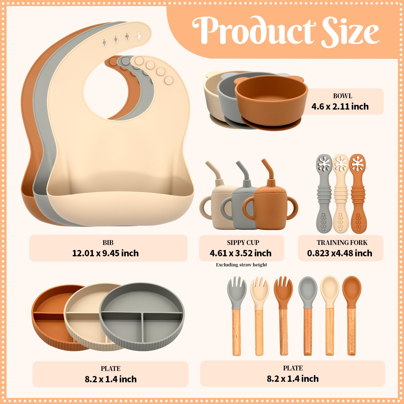 CHCC baby feeding set gift packaging image representing perfect baby shower gift
