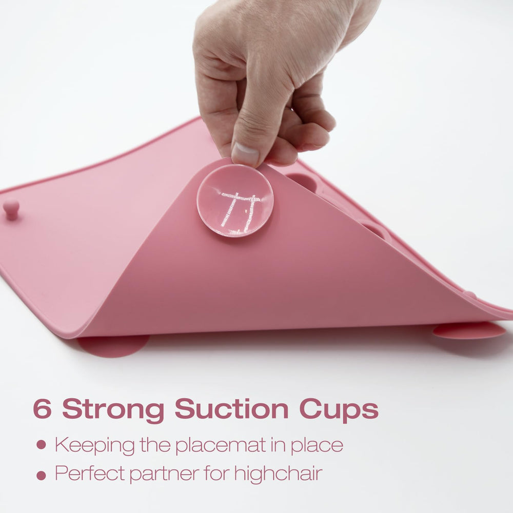 CHCC mats are dishwasher-safe for quick, easy cleanup after meals.