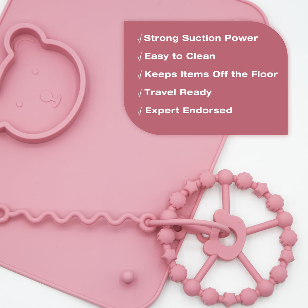 CHCC silicone is food-grade, odor-free, and baby-safe for meals.