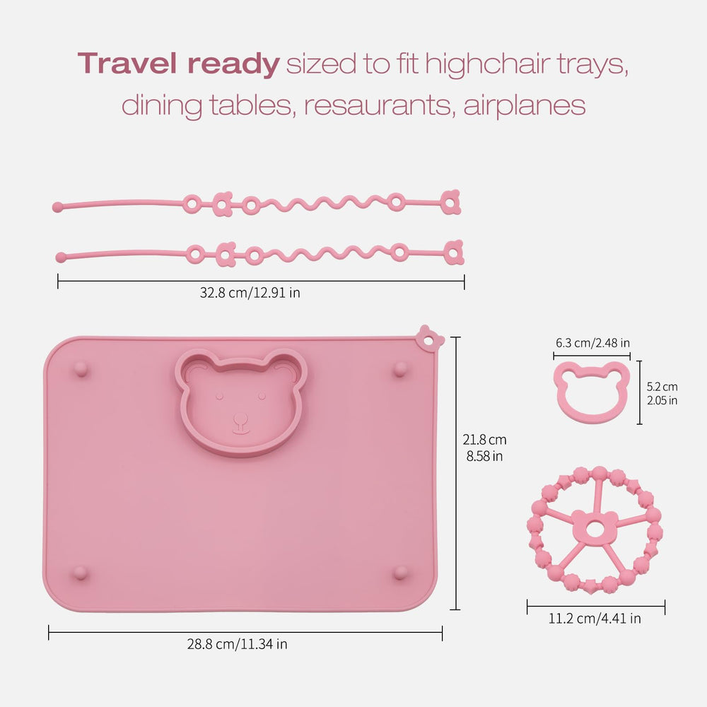 CHCC placemats fit most high chairs for organized mealtime setup.